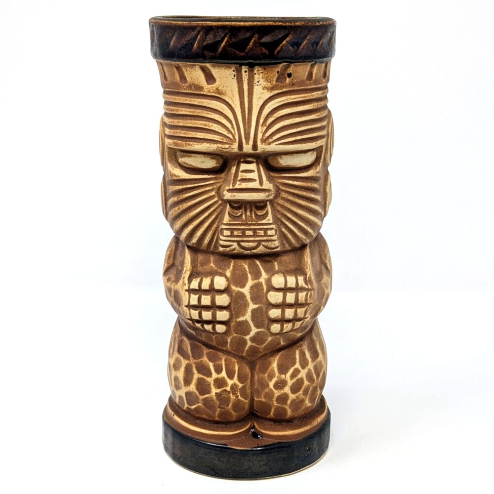 Vtg GOLDEN STAR RESTAURANT Otagiri Peanut Tiki Mug: Route 66 Flagstaff AZ | RARE
